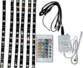 Brite-Lites BL-RGBLEDM LED STRIP KIT 6PC KT MULTI RMT
