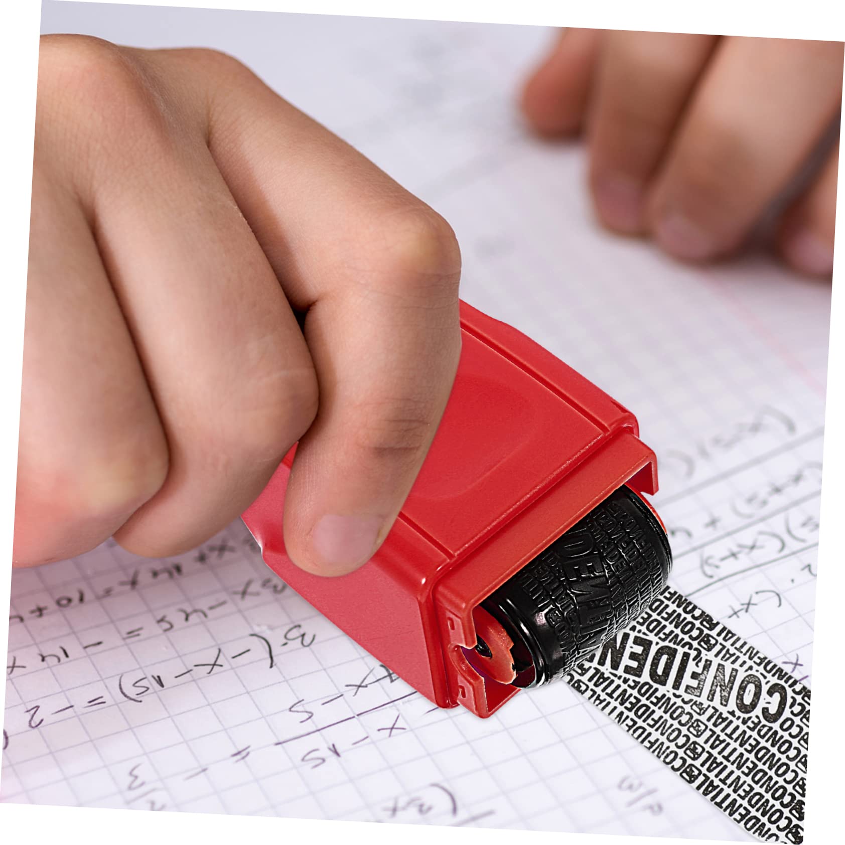 SHINEOFI 4stücke Kompakter Datenschutz-rollenstempel Multifunktionaler Stempel Für Haushalte Einfache Handhabung Zum Schutz Sensibler Daten Für Adressen Und Persönliche Informationen