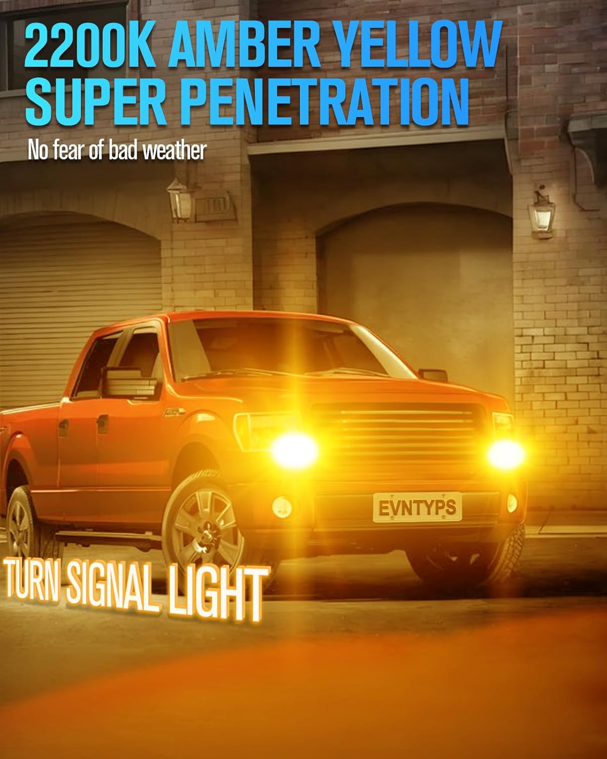 7506 LED Bulb Amber With Built in Load Resistor 1156 Turn Signal Lights Anti Hyper Flash CANBUS Error Free,1141 BA15S 1003 P21W 1156A LED Bulb,2pcs