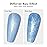 Imtiti Pearl Gel Nail Polish, 0.5 Fl Oz Sky Blue Shell Shimmer Nail Gel Polish Iridescent Glitter Nail Polish Gel Spring Summer Pearlescent Shell Blue Gel Polish Soak Off UV Led For Manicure Salon