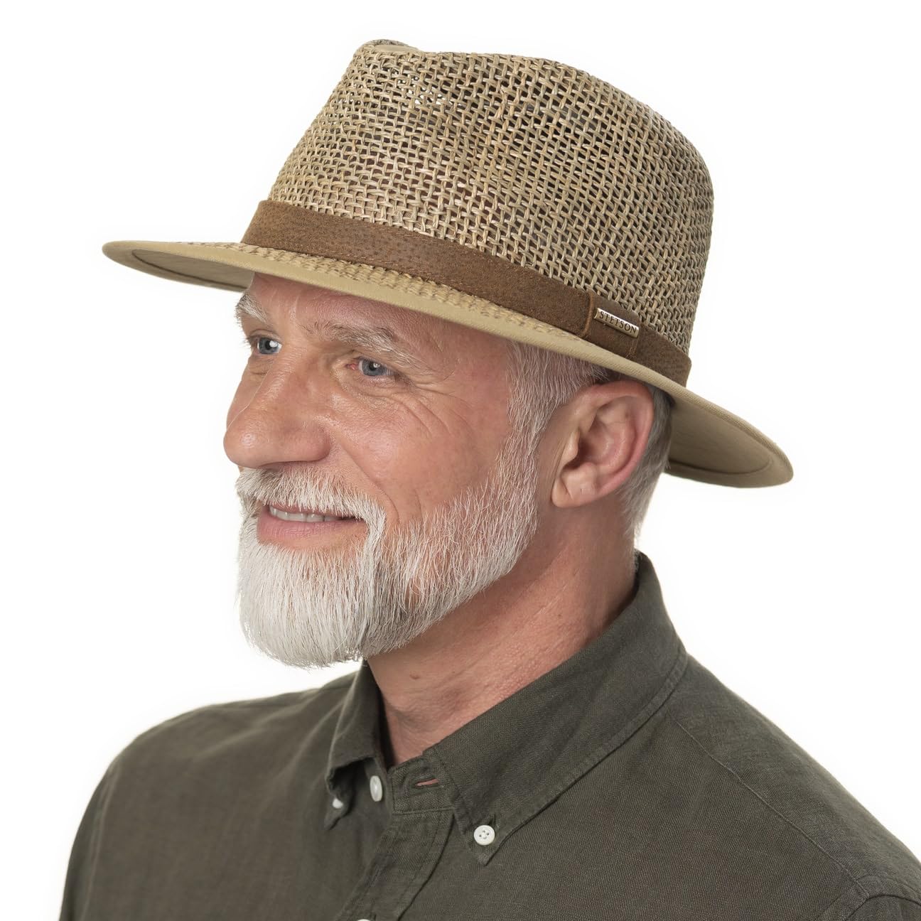 Stetson Medfield Sombrero Traveller de Paja Hombre Primavera Verano