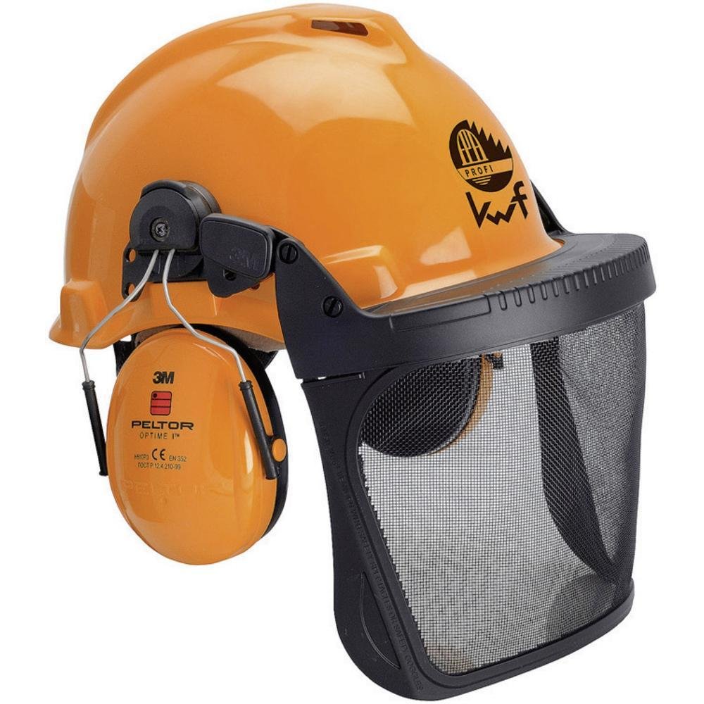 3M Peltor Forest Worker Set, incluso elmetto G22D, protezione acustica Optime I H510P e 5B Mesh Vi