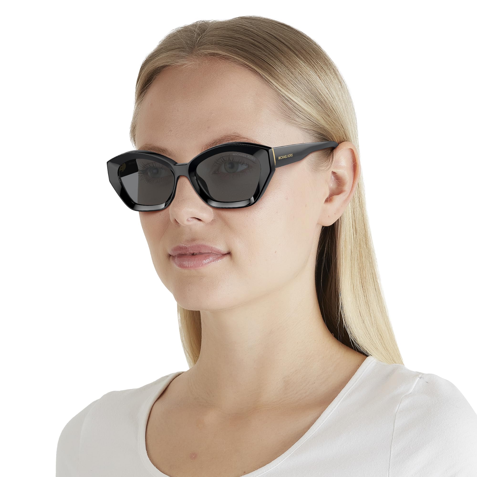 Michael Kors Mk2209u Bel Air - Gafas de sol de mariposa de ajuste universal para mujer