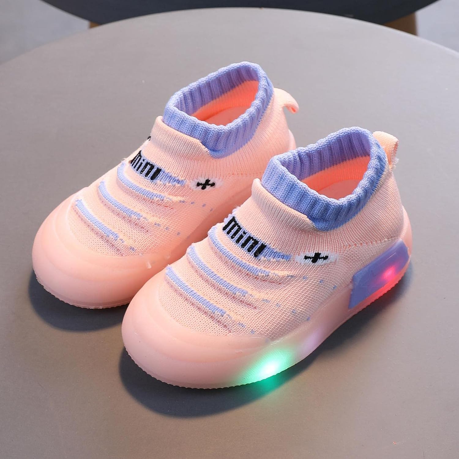Baby Girls Boys Led Light Luminous Trainers Children Flashing Socks Shoes Kids Sport Sneakers Sports Running Shoes Mesh Sneakers Lightweight Outdoor Trekking Slip On Casual Shoes Walking Shoes : Clothing, Shoes & Jewelry