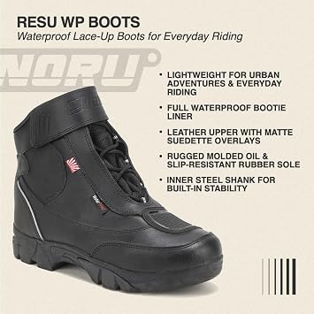 Noru Resu Waterproof Motorcycle Boots