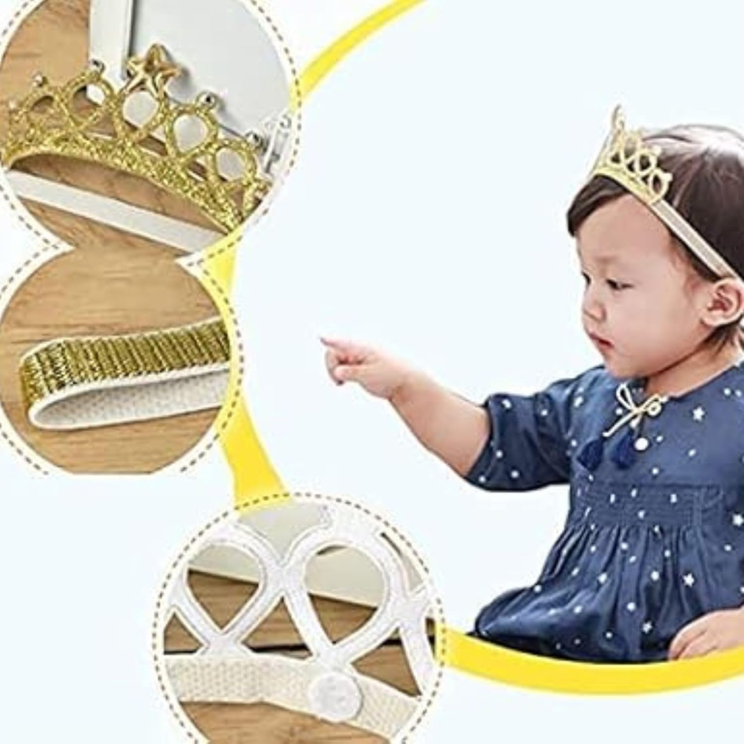 Tiara Coroa Infantil Dourada com Strass, Estrela Decorativa, Faixa Elástica, 13cm, para Festas em promoção! Veja a oferta e mais achadinhos de Laços & Tiaras Infantis 6 Hoje é o melhor dia para comprar Tiara Coroa Infantil Dourada com Strass, Estrela Decorativa, Faixa Elástica, 13cm, para Festas com aquele preço maroto! Promoção! Aproveite a oferta! 6