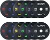 CAP Barbell 370 lb Bumper Plate Set