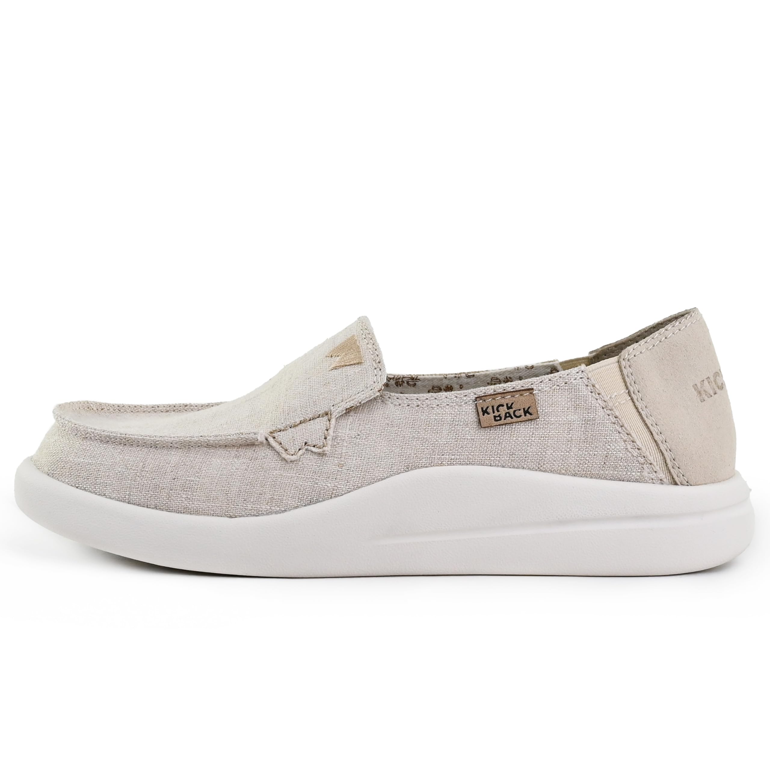 Kickback Rizzo Mocasín para Mujer - Slip On Moc Toe Zapatilla de Deporte Ligera - Confort Relajado para Todo el día - Plantilla ortopédica Forrada en Piel - Calzado Casual de Verano