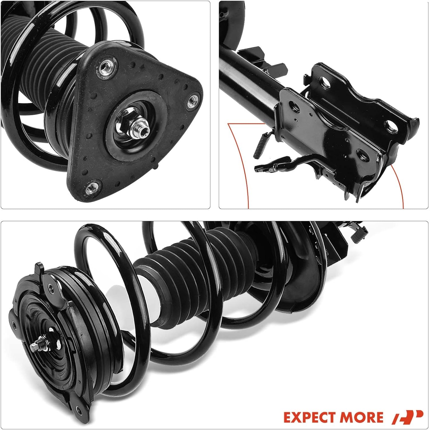 A-Premium Front Strut Assembly Compatible with Nissan Murano [FWD] 2011 2012 2013-2x Replacement Suspension Complete Strut Shock Absorber with Coil Spring