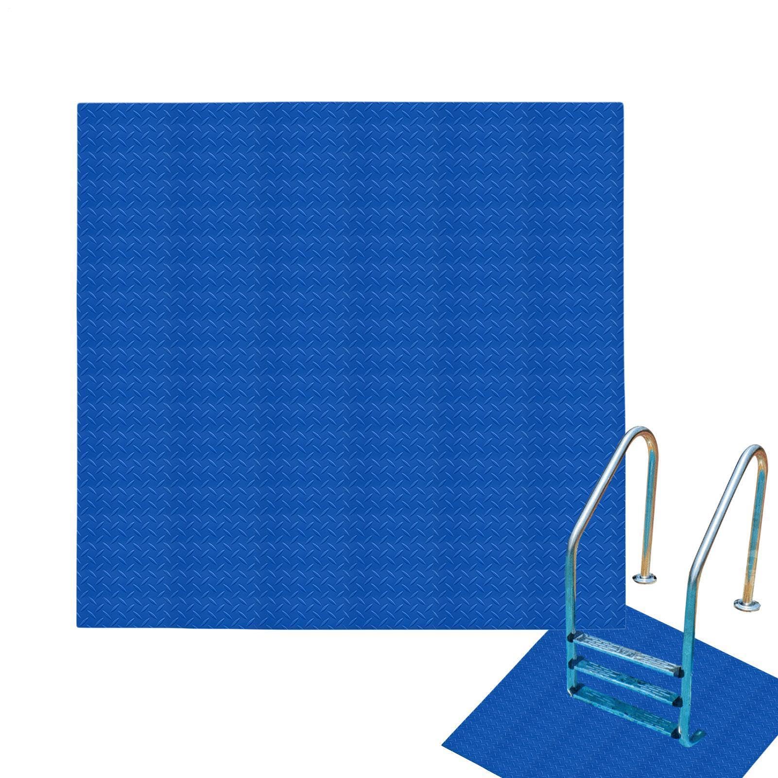 Tapis de protection piscine anti-déchirure en PVC pour échelle de sol et intérieur