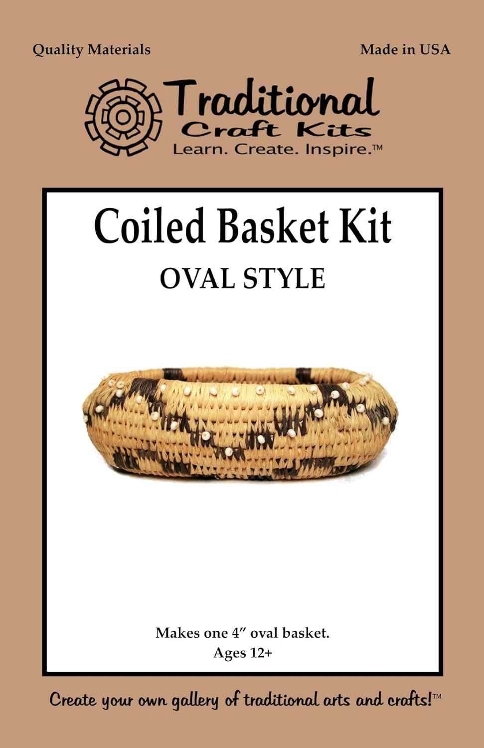 Coiled Basket Kit - Oval Shape