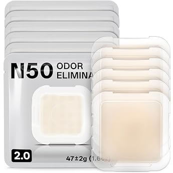 Geruchsentferner N50 2.0 f r Pura Max Selbstreinigende Katzentoilette Geruchskontrolle entfernt hartn ckige Ger che fasertief 6 St ck