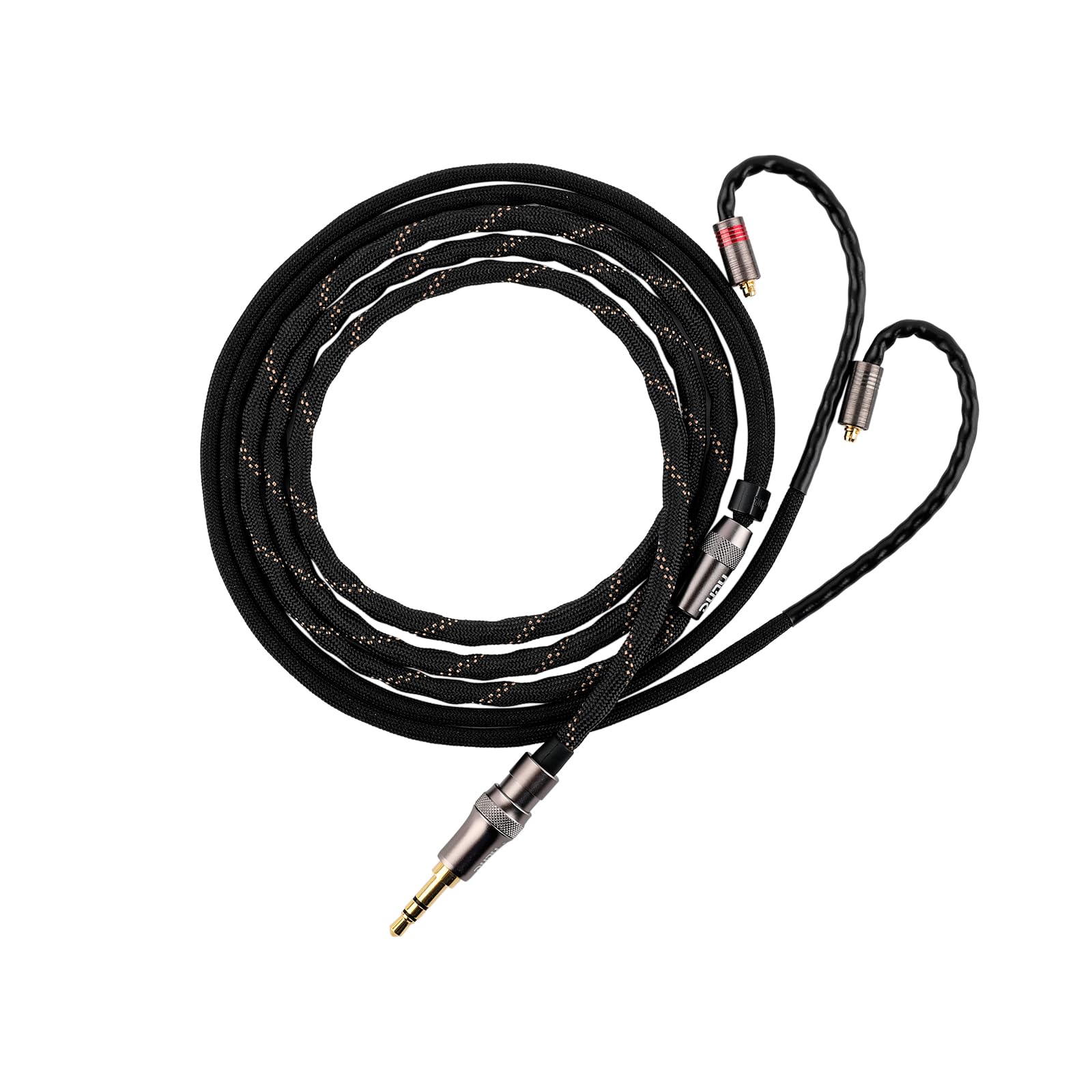 Linsoul DUNU Lyre Mini 24AWG 240-żyłowy, wysokiej czystości, OCC, ulepszony kabel do słuchawek audio HiFi z systemem mini wtyczek Q-Lock, dla muzyków audiofilskich (MMCX)