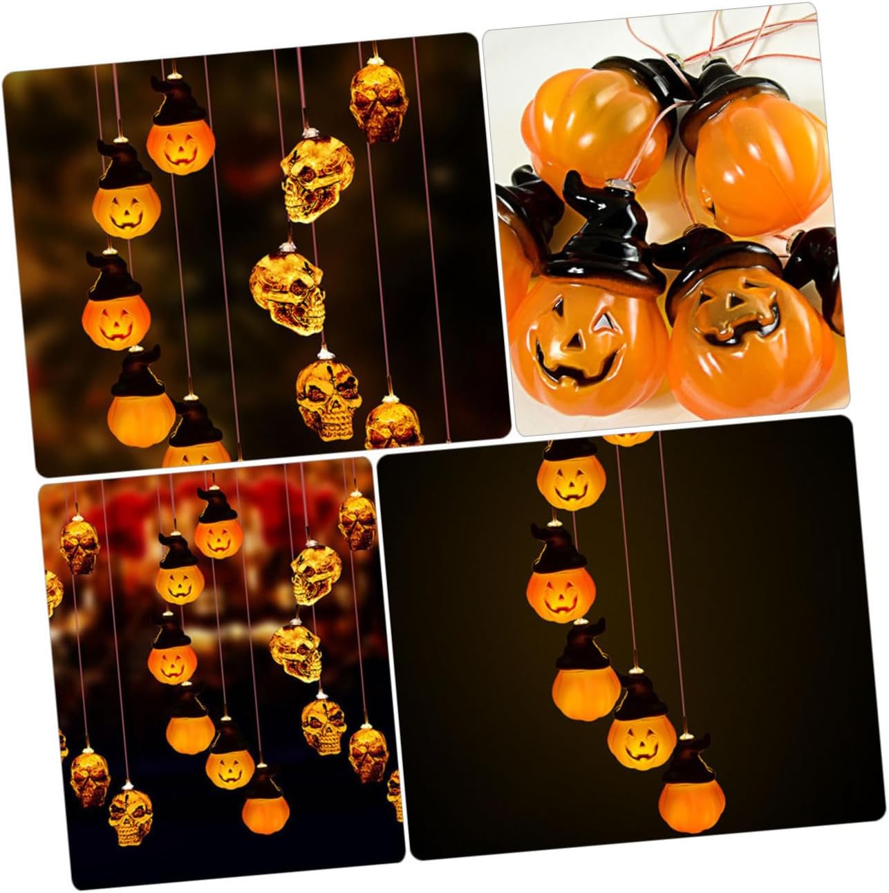 Abaodam Pumpkin Shape Solar Wind Chime Light Energy-Saving Outdoor Decor for Gardens and Patios for Halloween and Fall Celebrations Compact and Easy to