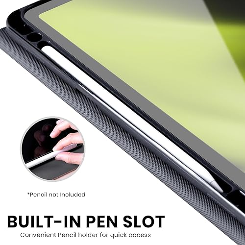 Miniatura 3 de Head Case Designs Good and Evil - Funda de piel tipo libro con diseño de gato contra sótano para Apple iPad Air 20202022