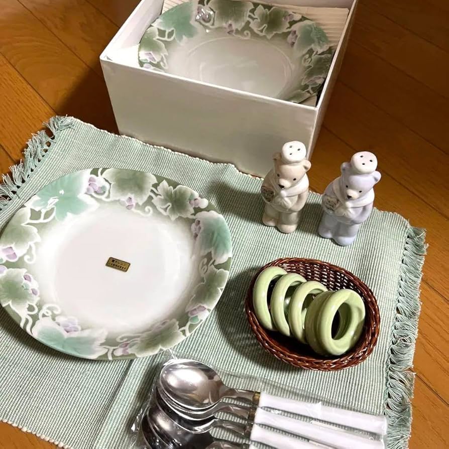 0581　美濃焼 深山窯 皿 コップ スプーン 5客セット 深山食器店 | 美濃焼の窯元miyama.の公式オンラインストア｜お