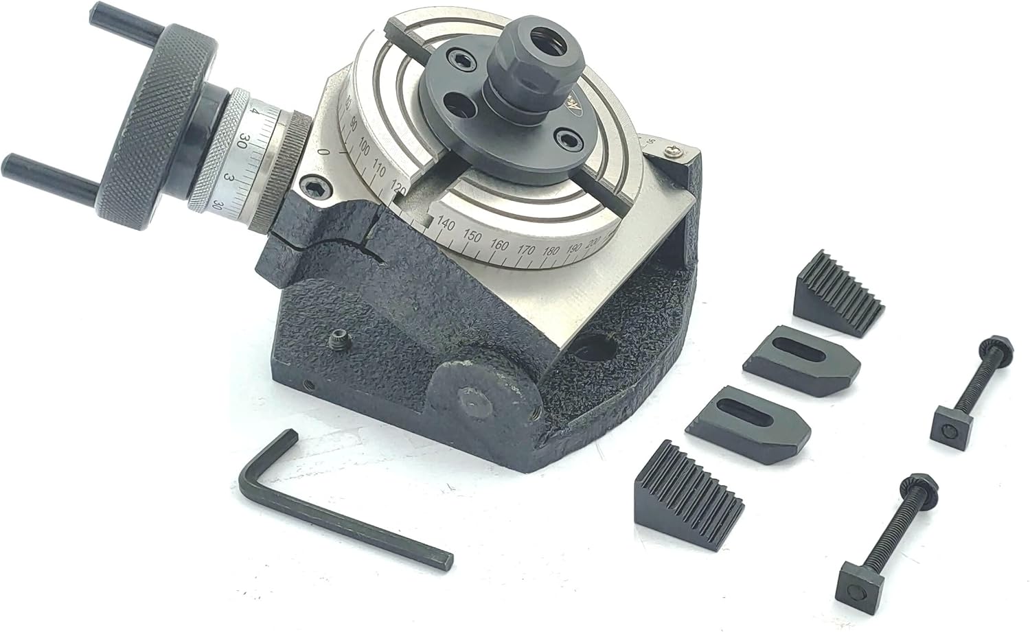Rotary Table (4"/100 mm Tilting, ER16 Collet Adaptor with M6 Clamp Kit)