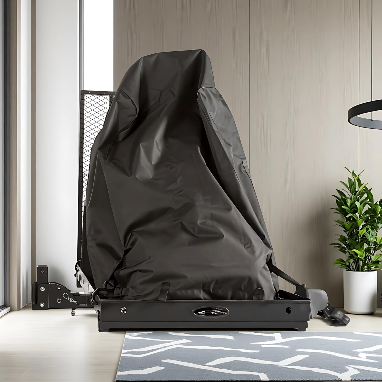 Funda para silla de ruedas eléctrica para uso en exteriores, tela Oxford 600D impermeable, a prueba de polvo y protección solar para sillas eléctricas grandes, cierres de seguros, 44.1 x 22.8 x 38