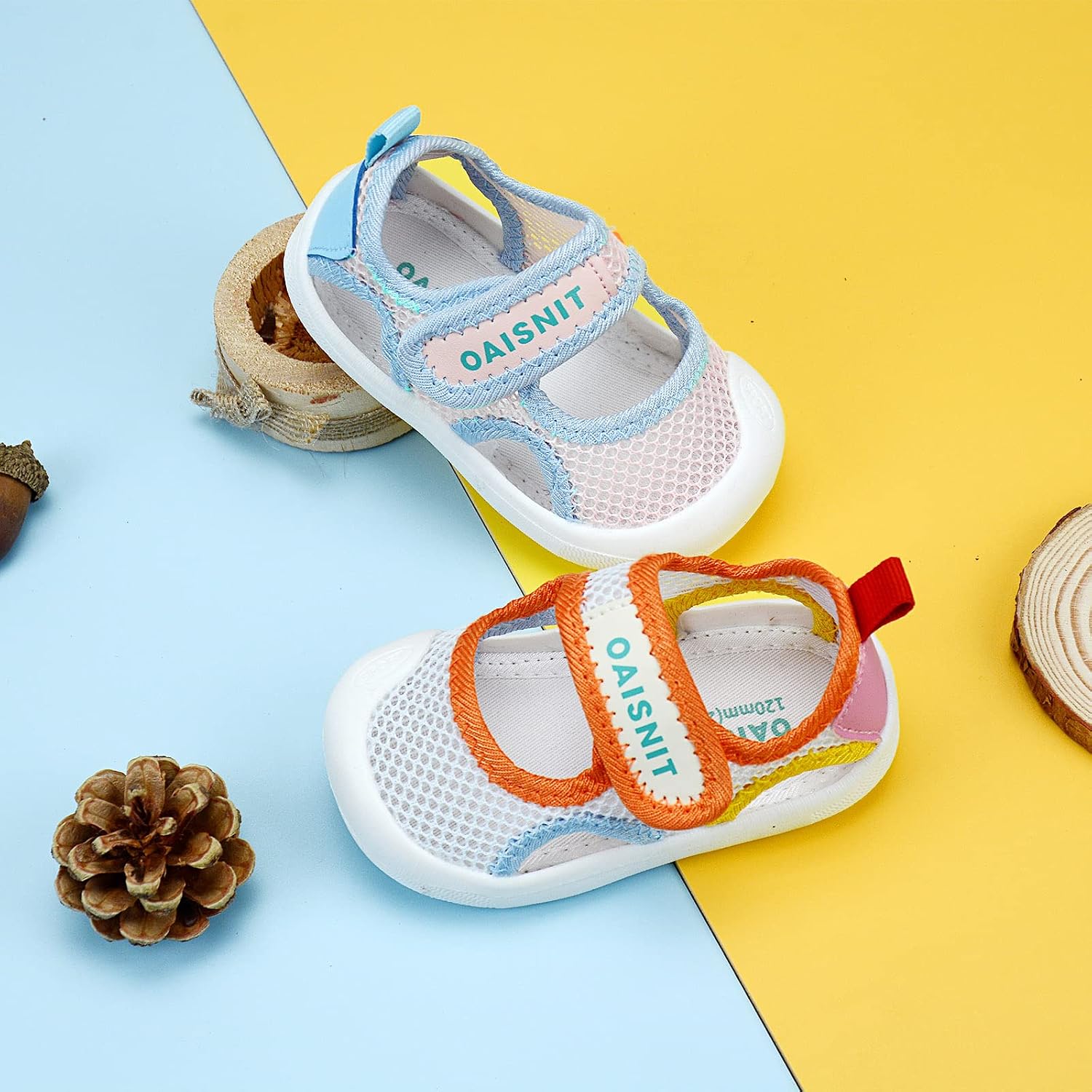Baby Girls Boys Sandals Summer Sneakers Non-Slip Lightweight Beach Water Shoes Toddler First Walkers