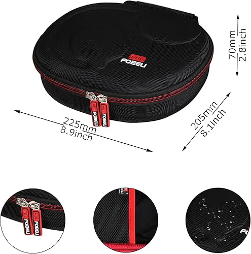 Miniatura 6 de FBLFOBELI Funda rígida de almacenamiento de auriculares para Silensys E7 / PurelySound E7 / MOVSSOU E7 / COWIN E7 / Tapela E7 / Audonia E7