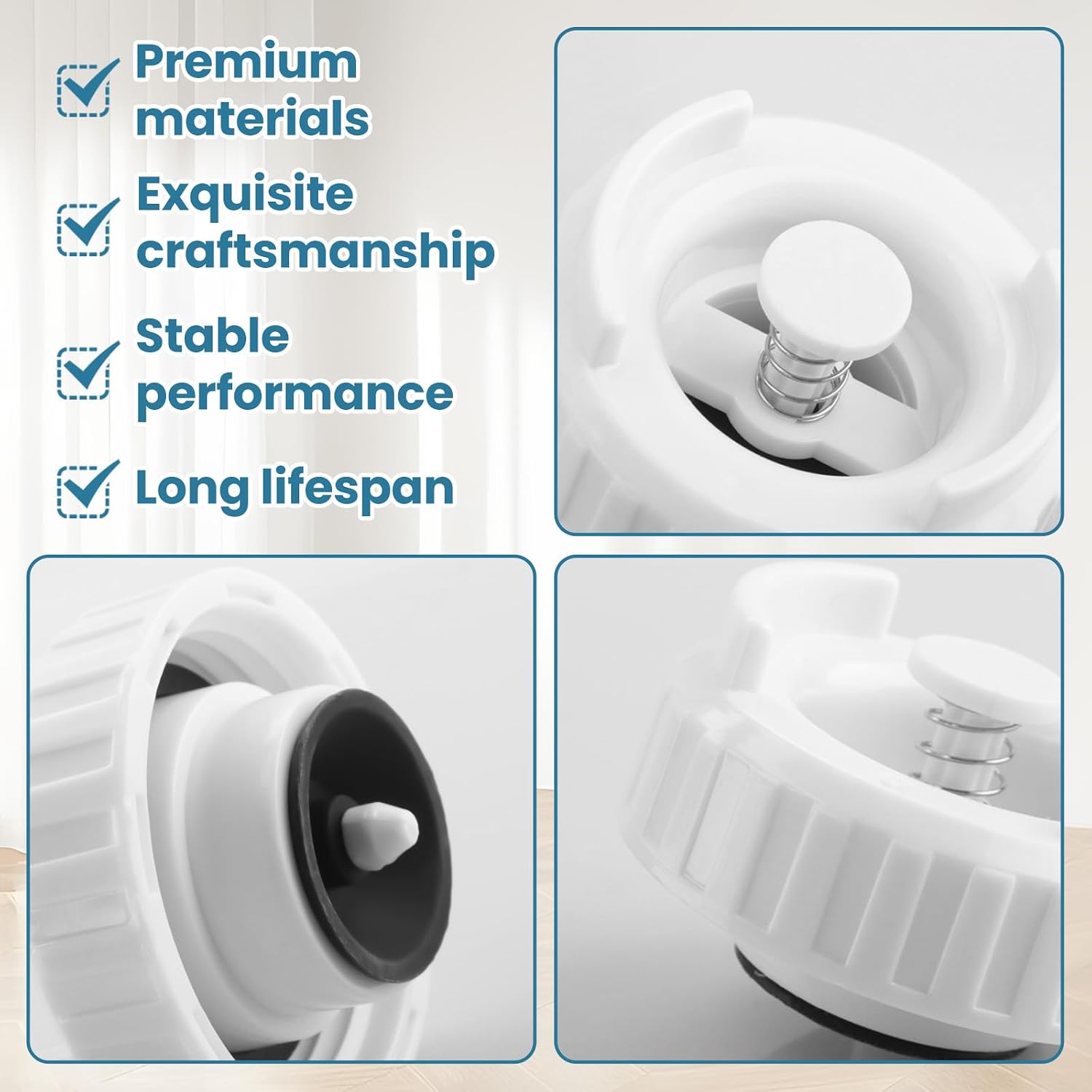 Humidifier Bottle Valve Cap, for Emerson Moistair EA1407, HD1407, HD1409, EA14070, HD14070,Also for Essick 509229-1,819024,822419-2,and for Kenmore 758.141060, 758.141062, 758.14160,-2 Pcs