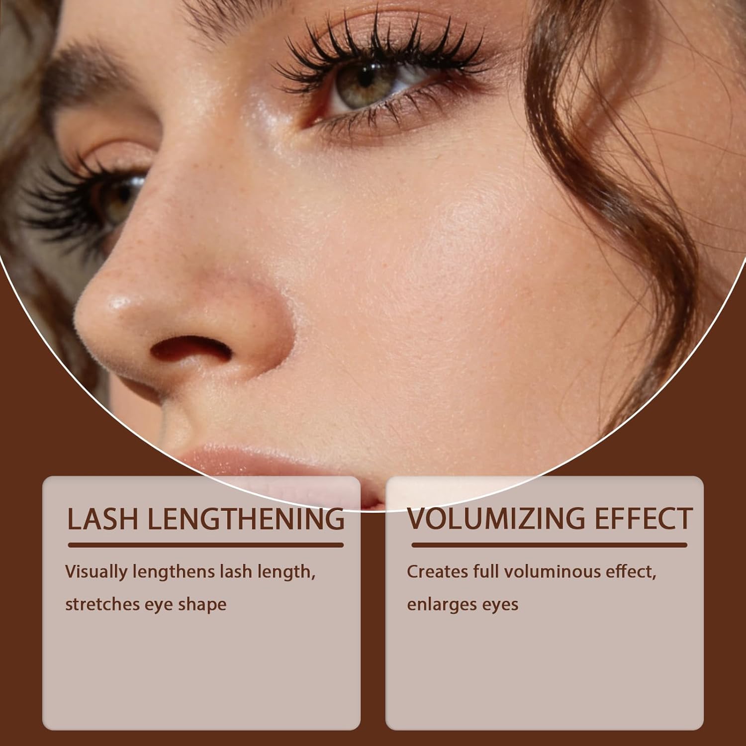 2Pcs Tubing Mascara, Waterprooflong Curling Mascara, Eyelash Primer,Tubular Eyelash Primer,Waterprooflong Curling Mascara,Natural And Non-Smudged, Waterproof Long Wear - Image 3