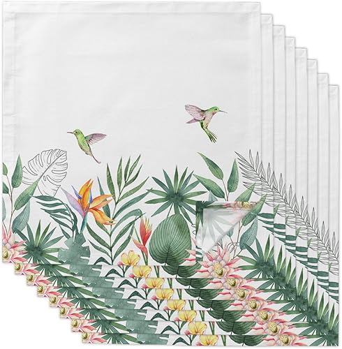 Miniatura 8 de Juego de 6 servilletas costeras de tela para árbol de Navidad, modernas pinturas al óleo para playa, árbol de Navidad, servilletas de tela lavables,