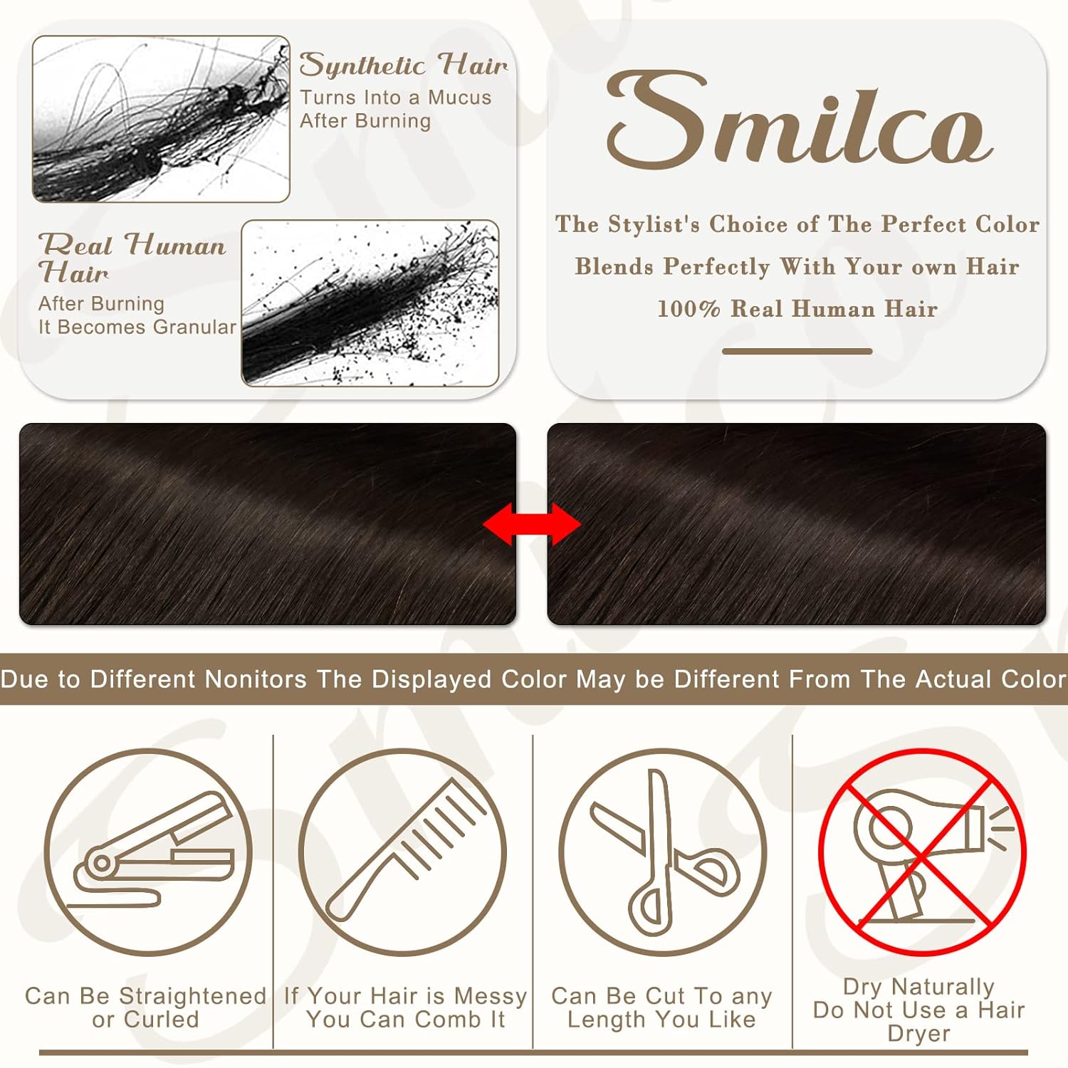 Invisible Wire Hair Extensions Human Hair 16 Inch 90g Hair Extensions Natural Straight Wire Hair Extensions with Transparent Fish Line Invisible Hairpiece(1B#Natural Black)