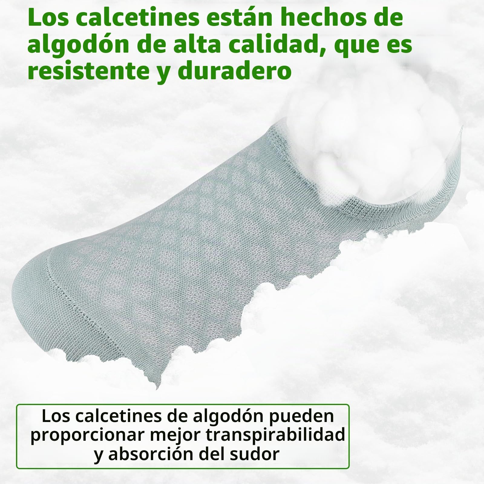 Calcetines Mujer Cortos, 10 Pares de Calcetines Unisex Tobilleros, Socks Tobilleros Algodón 35-38 Muy Adecuados para Escalar Montañas Correr Yoga