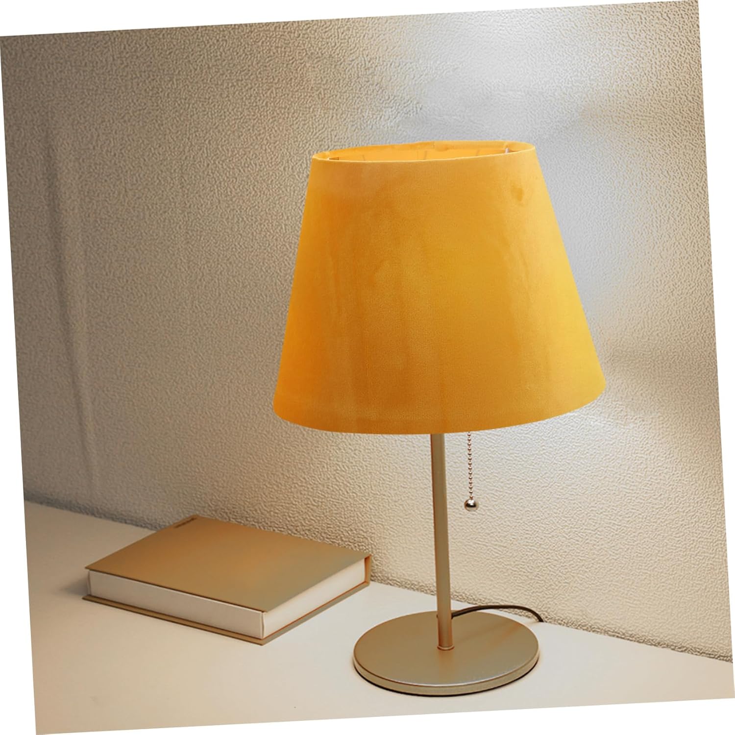 jojofuny 1pc Simple Cloth Lampshade with Gold Lining Light Cover for Table and Floor Lamps Decorative Design Housewarming