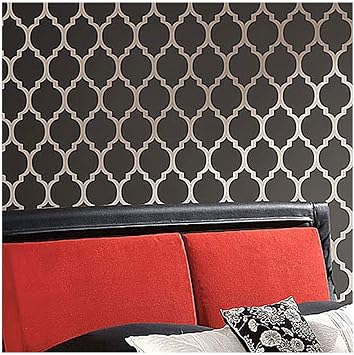 Casablanca Allover Wall Stencil Moroccan Stencils for Walls Moroccan Stencil Design Reusable Stencil for Painting Walls Try Stencil Instead of Wallpaper and Save Lots on Room Makeover