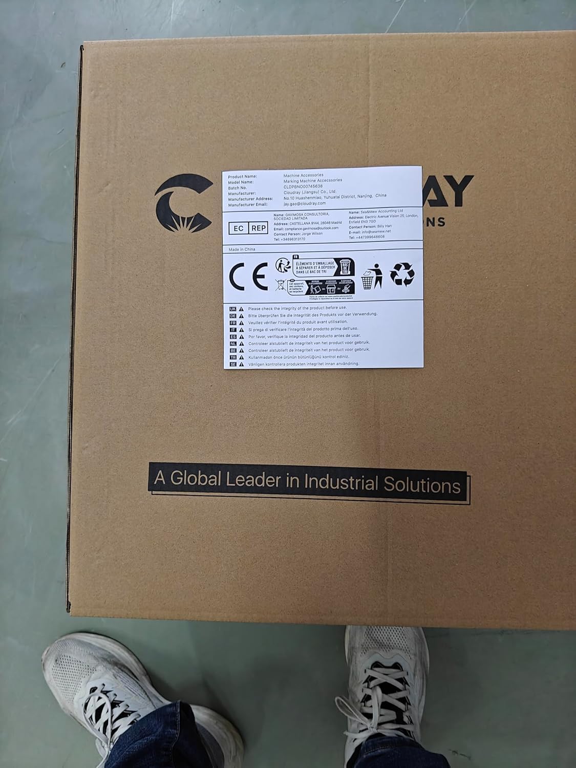 Cloudray Ventilador Extractor 750W 220V 50Hz para Láser CO2 y CNC | Ventilador Centrífugo Industrial, Alto Caudal De Aire y Presión, Bajo Ruido, Para Grabado y Corte Láser