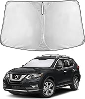 Vista 190 de EcoNour Parasol para parabrisas de camiones con bolsillo de almacenamiento Parasol reflectante de material 240T para protección contra rayos UV