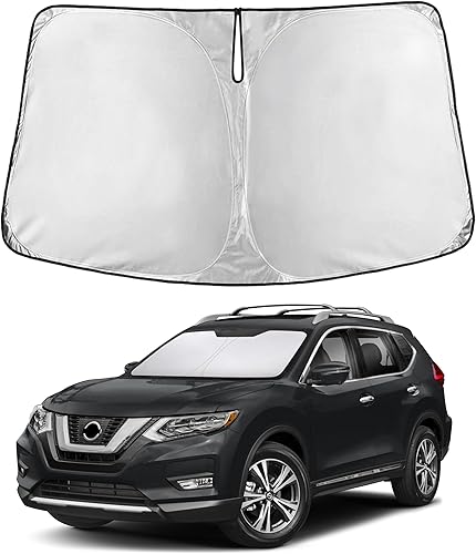 Miniatura 166 de EcoNour Parasol para parabrisas Rivian R1S / R1T 2022-2024 2025 2026, visera solar para parabrisas delantero y ventana, bloqueador de calor UV