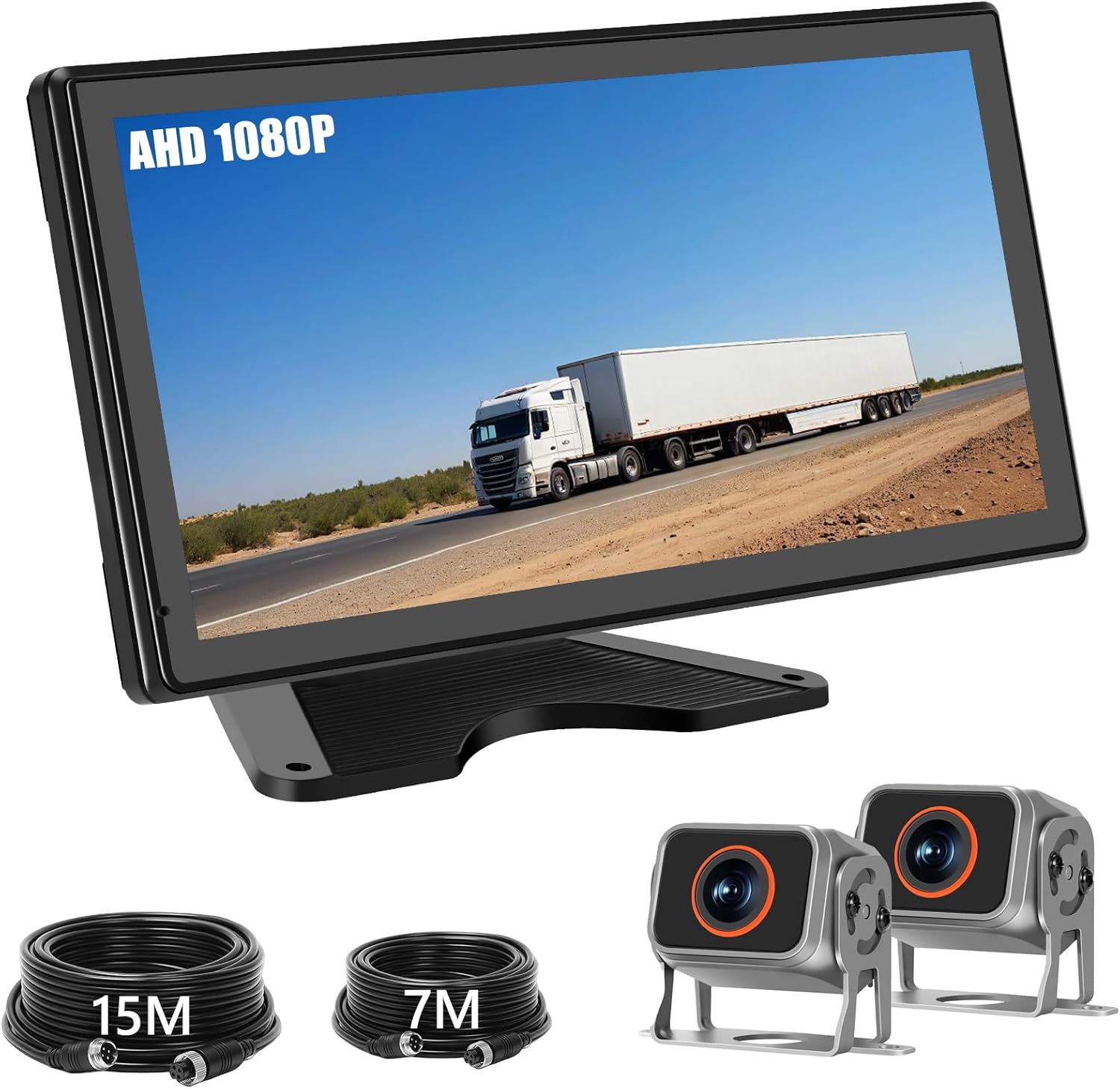 Antion 5インチモニター 2個サイドカメラセット AHD IPS液晶モニター