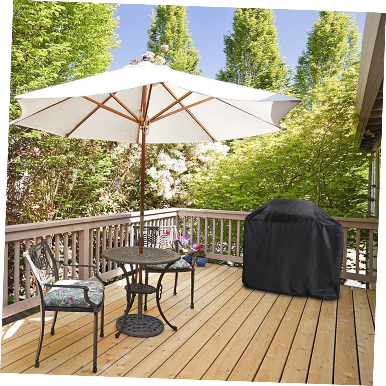 Telo per Barbecue da Esterno Copertura Resistente ai Raggi UV per Barbecue e Mobili Facile da Pulire Materiale Sicuro