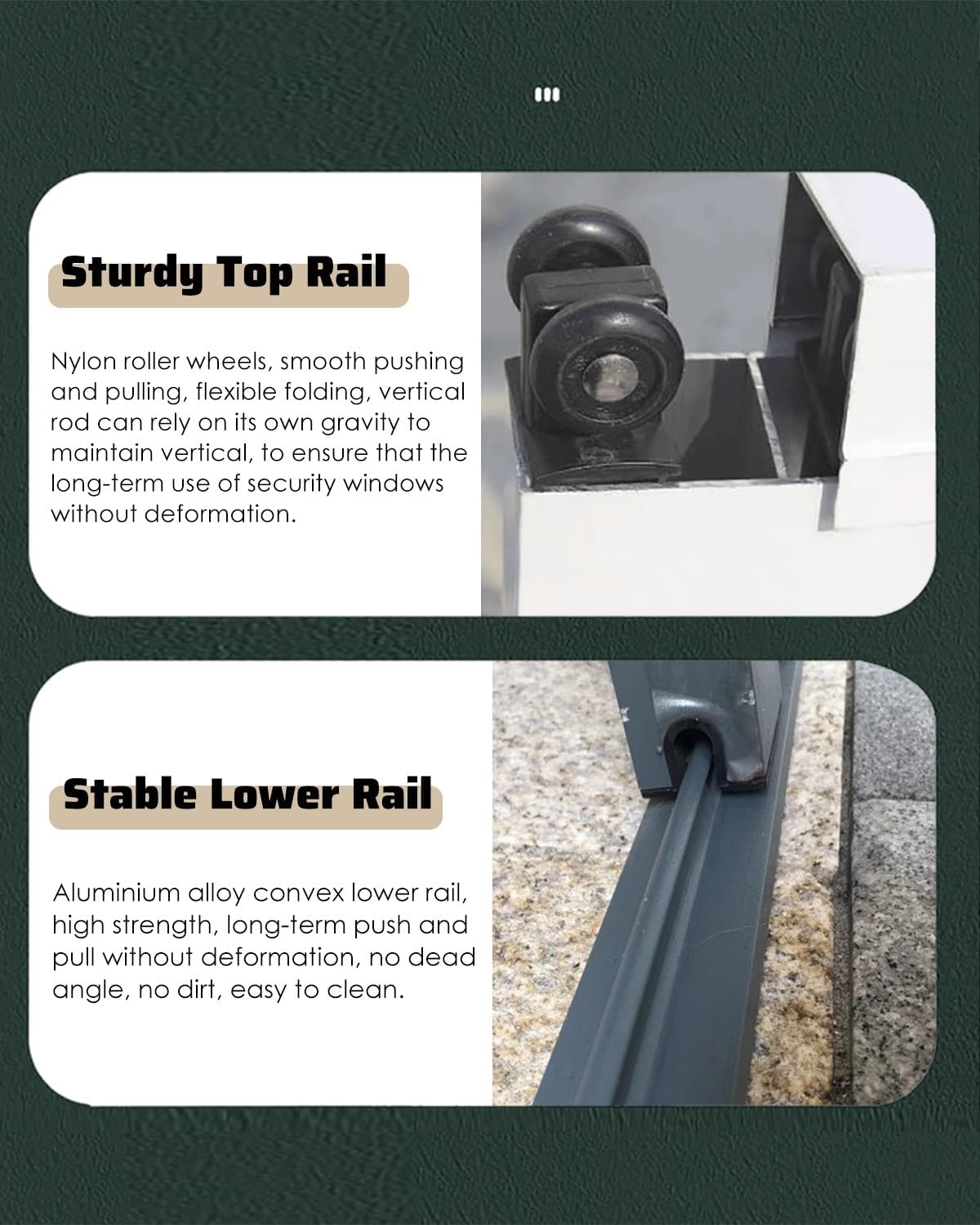 Heavy-Duty Foldable Window Security Bars with Lock – Extendable Safety Guard for Apartments, Basements, and Sheds – Easy Installation, 51x63in / 130x160cm