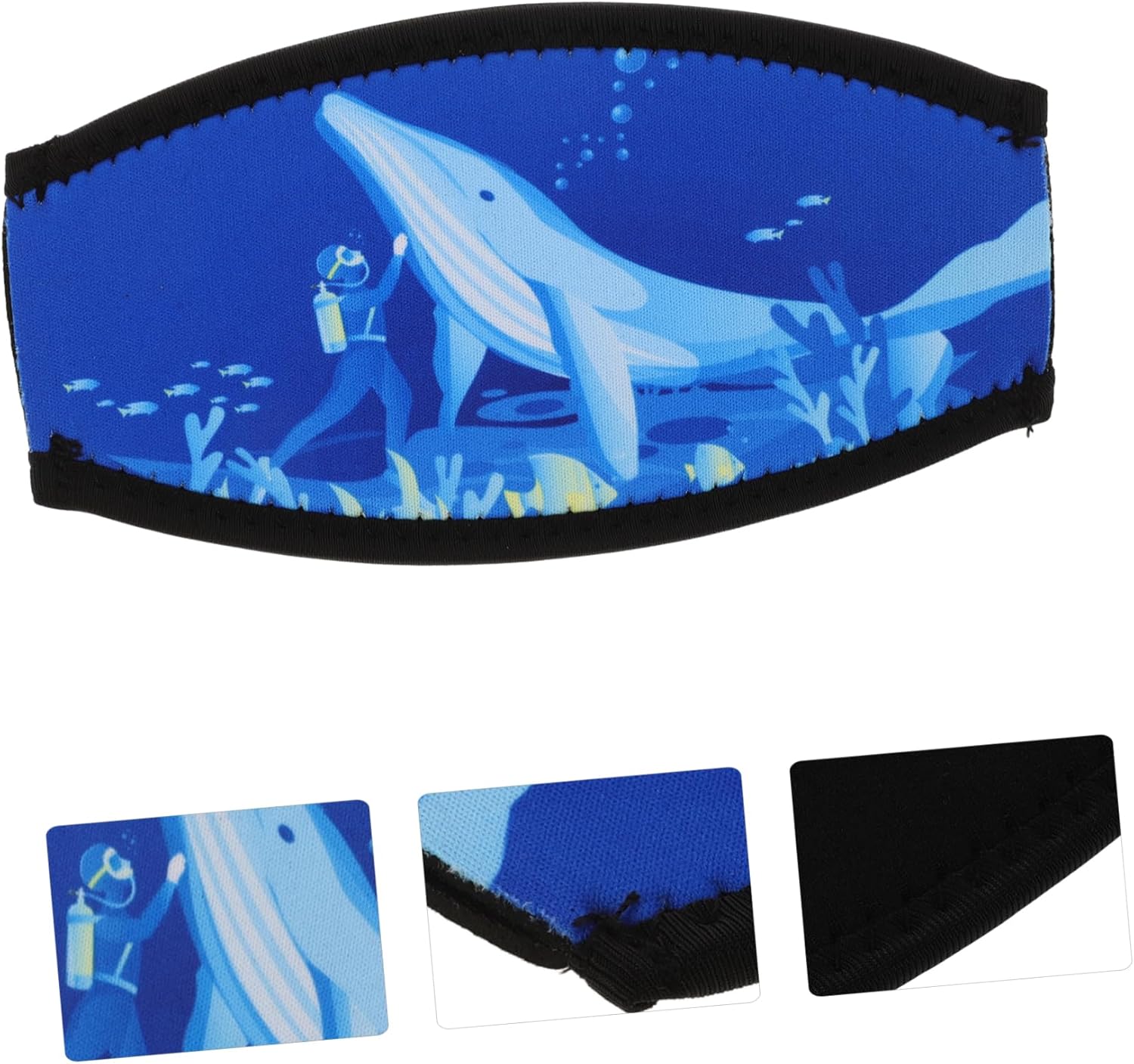 BESPORTBLE Scuba Diving Mask Strap Cover with Double Layer Neoprene Hair and Comfortable Goggles Strap for Water Activities Design for All Ages