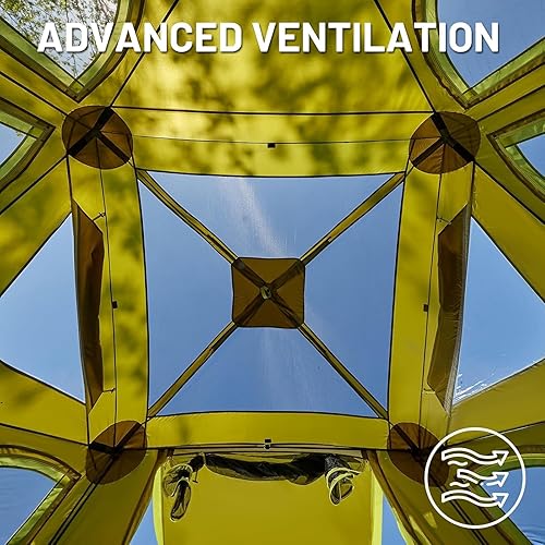 Miniatura 3 de TIMBER RIDGE Tienda de campaña desplegable instantánea para 4 personas, fácil instalación de 60 segundos, resistente a la intemperie, tienda de