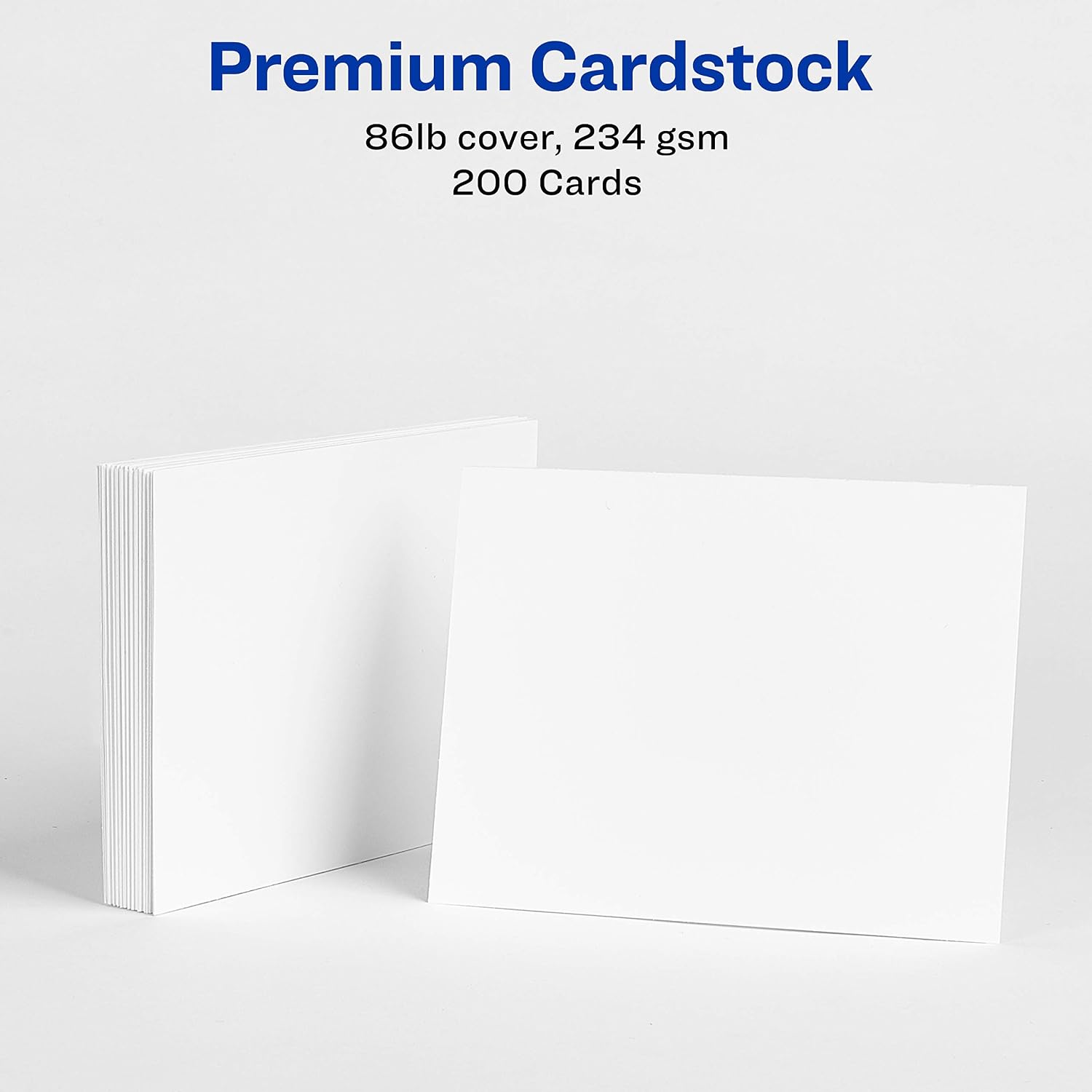Avery Printable Postcards for Inkjet Printers, 4.25" x 5.5", 200 Blank Cards -- Great for Recipe Cards and Flashcards (8387)