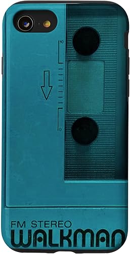 Miniatura 17 de Carcasa para iPhone 15 Vintage Walkman Retro 80s 90s Music Cassette