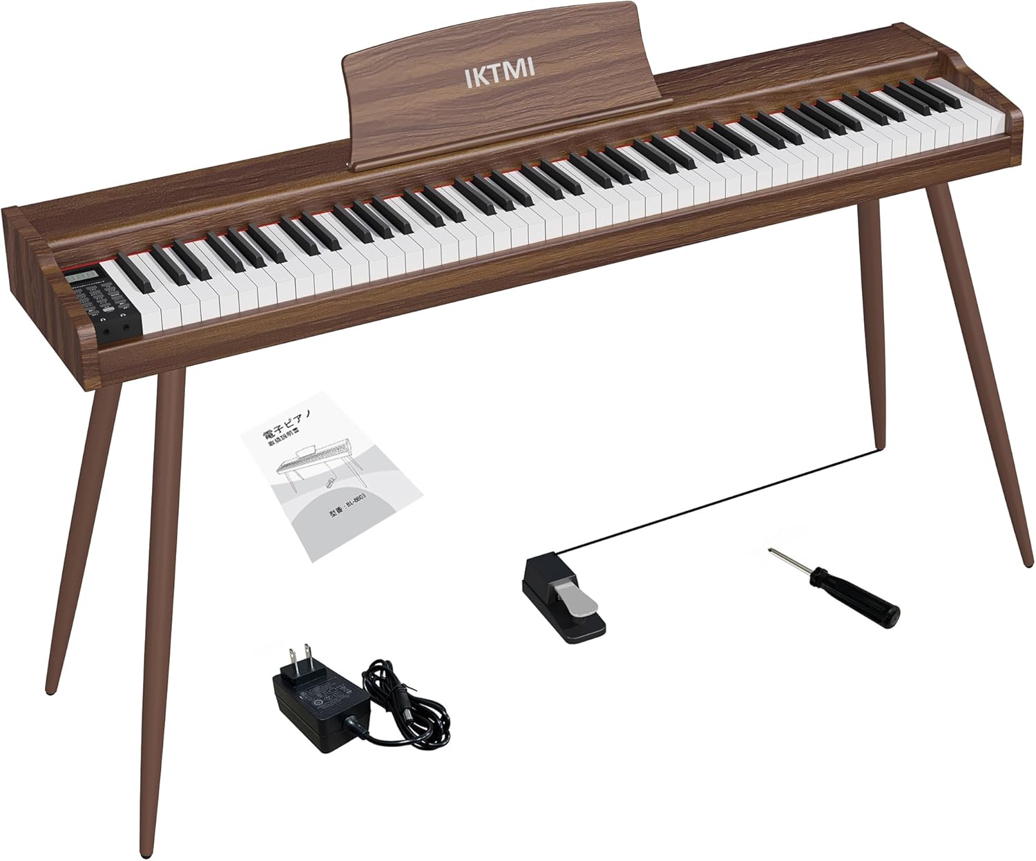 電子ピアノ 88鍵盤 木製 キーボード 