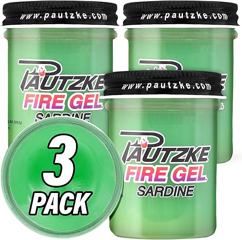 Miniatura 36 de Pautzke - Atrayente de pesca de cebo de gel de fuego, aroma de trucha, gel de aroma de pescado de larga duración, compatible con agua dulce