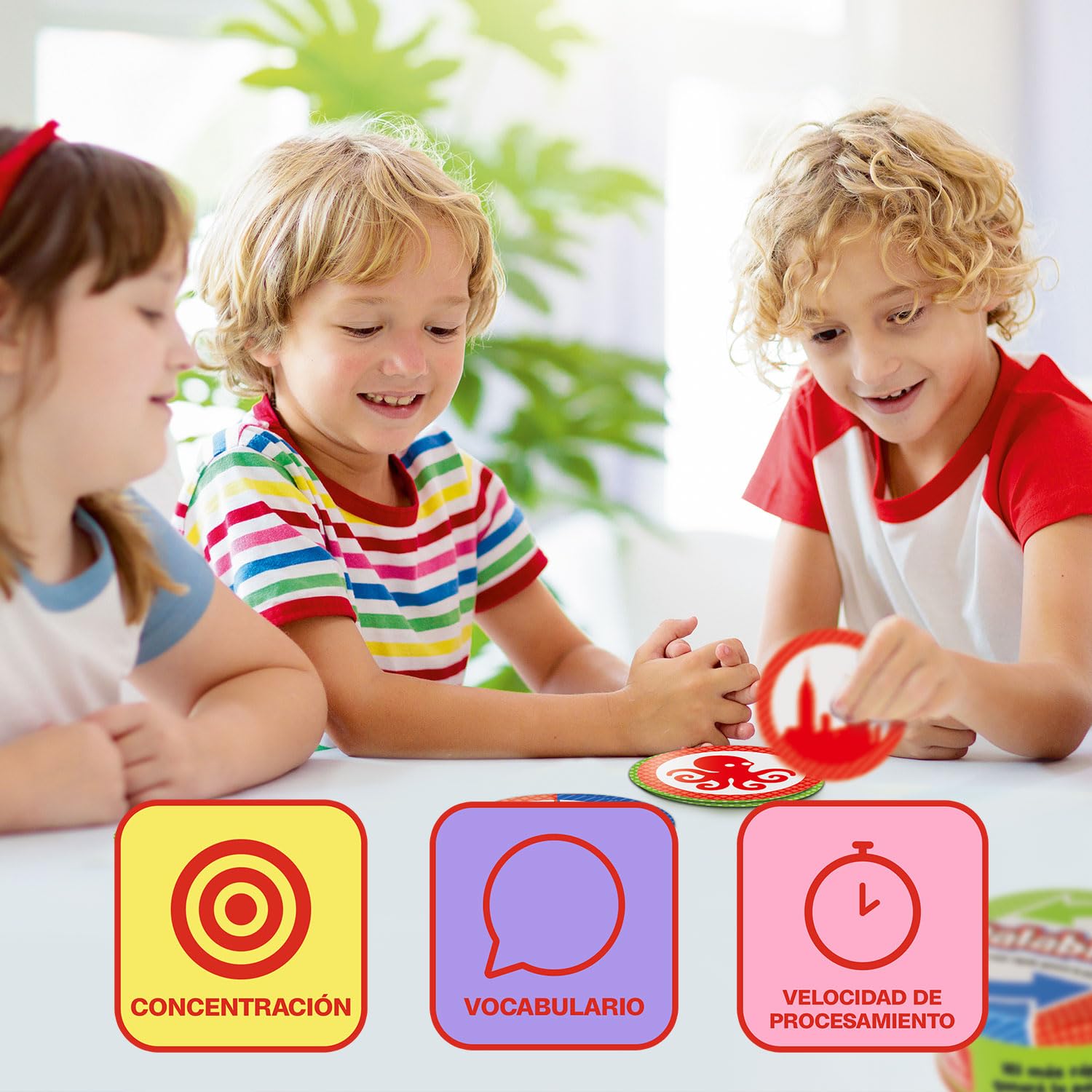 Ludilo - Palabrea | Juegos De Mesa Niños 6 Años O Más | Juegos Educativos 6 Años O Más | Juego Cartas Niños 10 Minutos De Duración | Juego De Mesa De 2 A 5 Jugadores | Regalos para Niños
