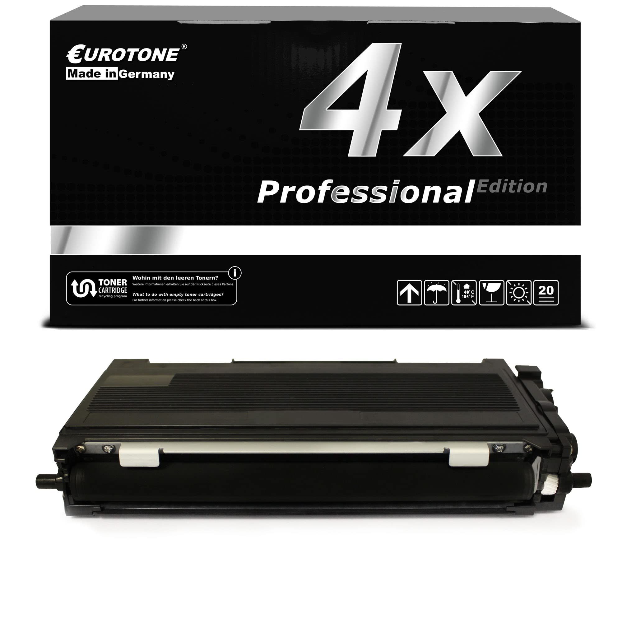 EuroPro 4x Toner kompatybilny z Brother HL-L2310 HL-L2350 HL-L2357 HL-L2370 HL-L2372 HL-L2375 zastępuje TN-2420 Black
