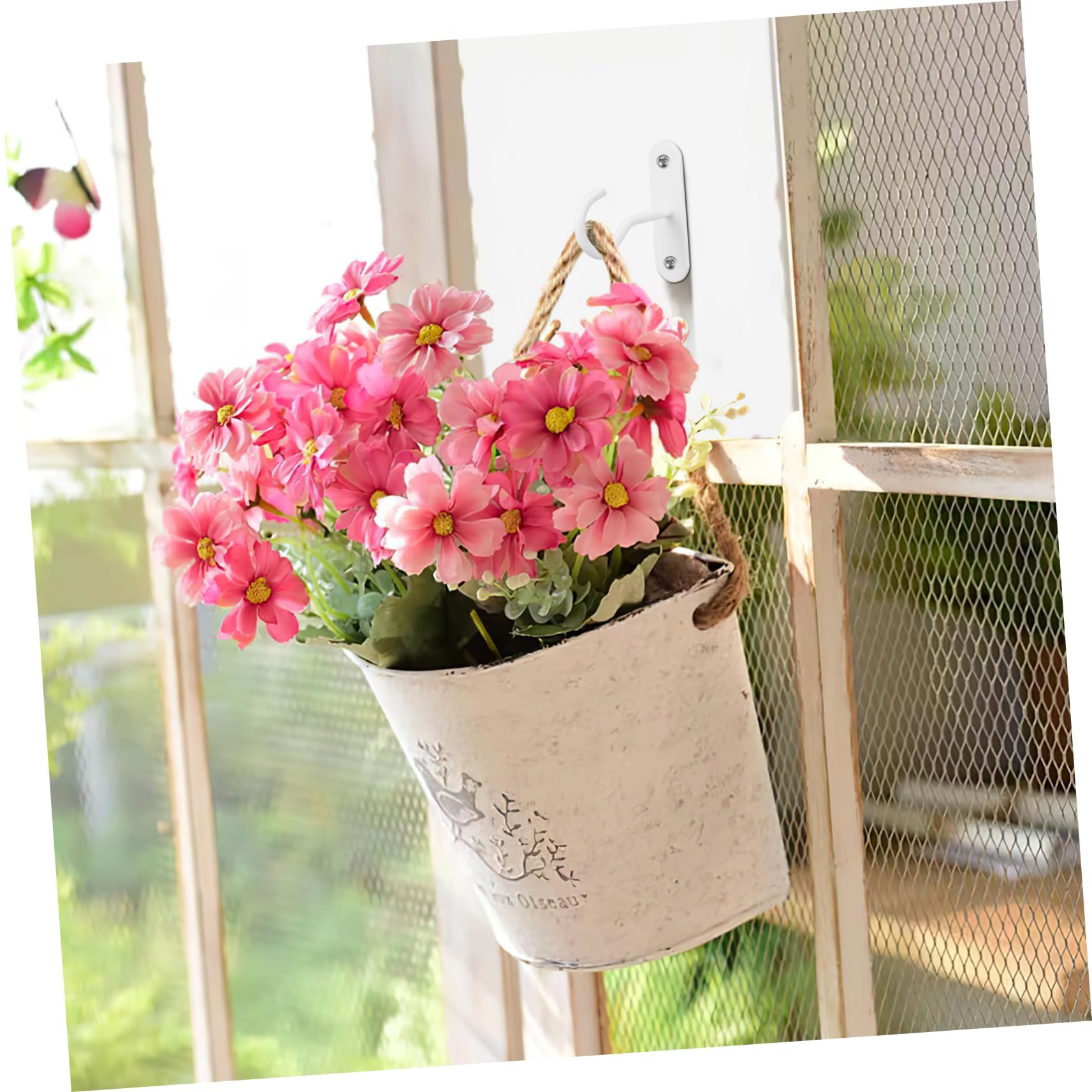 Kisangel 10 Piezas Ganchos Colgantes para Plantas Colgador De Pared De Plantas Gancho De Plantas Ganchos para Colgar En Interiores Perchas para Plantas Colgador De Plantas Planchar