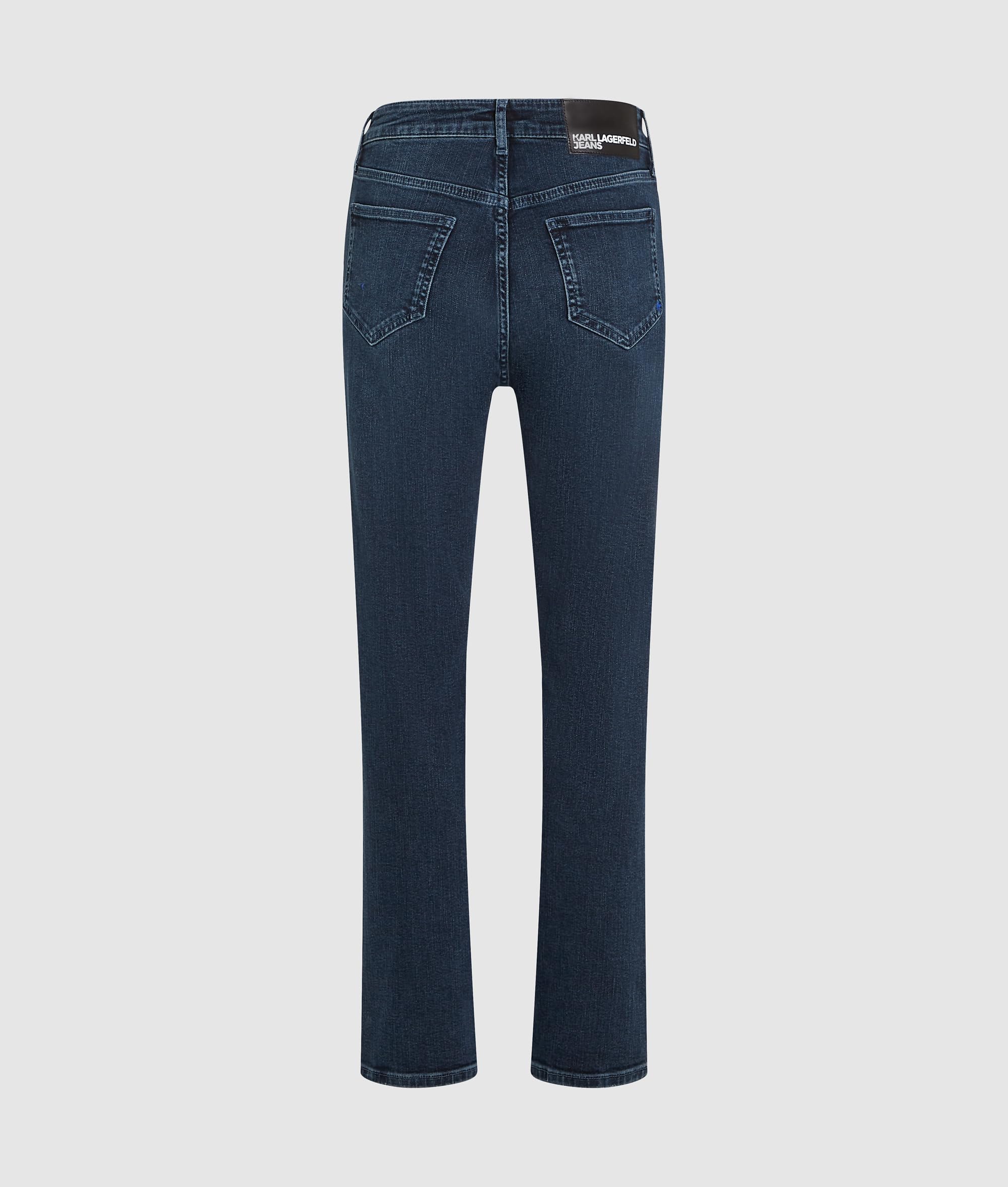 Karl Lagerfeld Jeans, Damskie, High Rise Straight Denim, Prosta Nogawka