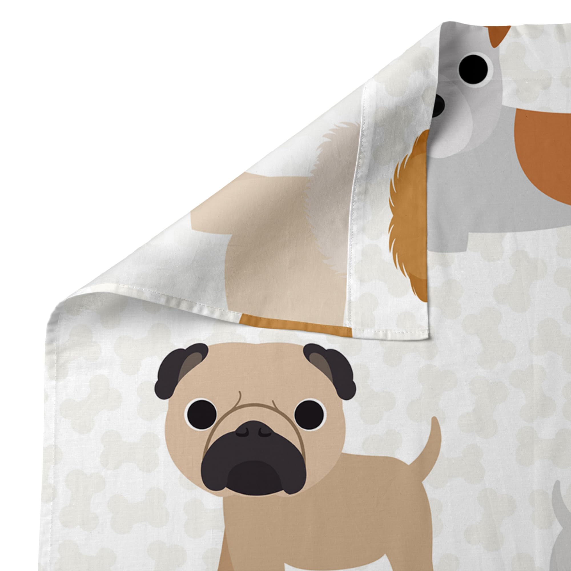 Dogs Juego de sábanas 2 piezas 160x270 cm (Cama 80/90)
