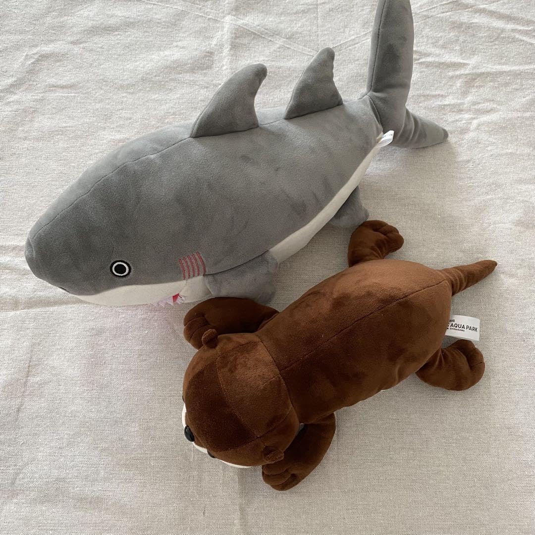Amazon.co.jp: マクセル アクアパーク 品川水族館 ぬいぐるみ セット