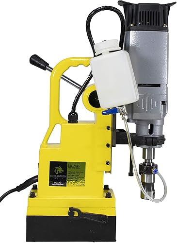 Miniatura 4 de Steel Dragon Tools Prensa de taladro magnética con diámetro de taladro de 1-3/4 pulgadas y fuerza magnética de 2700 libras